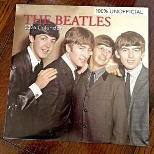 2026 NEW ~ The Beatles Calendar 24x12 In Monthly View $New Lower Price$