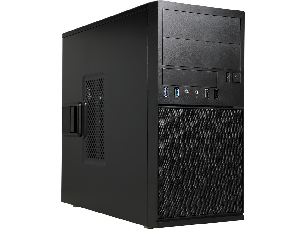 В корпусе для компьютера WIN EFS052CH450TB3 Black Mini Tower форм-фактора microATX 12V 34490₽