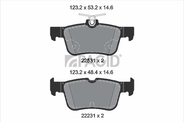 Pagid Bremsbelagsatz Scheibenbremse T2929N FüR Ford Mondeo 5 Cd Turnier Cf Kuga-image