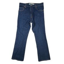 Levi's 517 Bootcut Jeans Mens 34x29 Fits 34x30 Dark Wash Vintage Denim Y2K