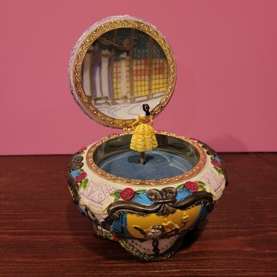 1991 Disney Beauty and the Beast Belle Wonderland Music Company Music Box WORKS