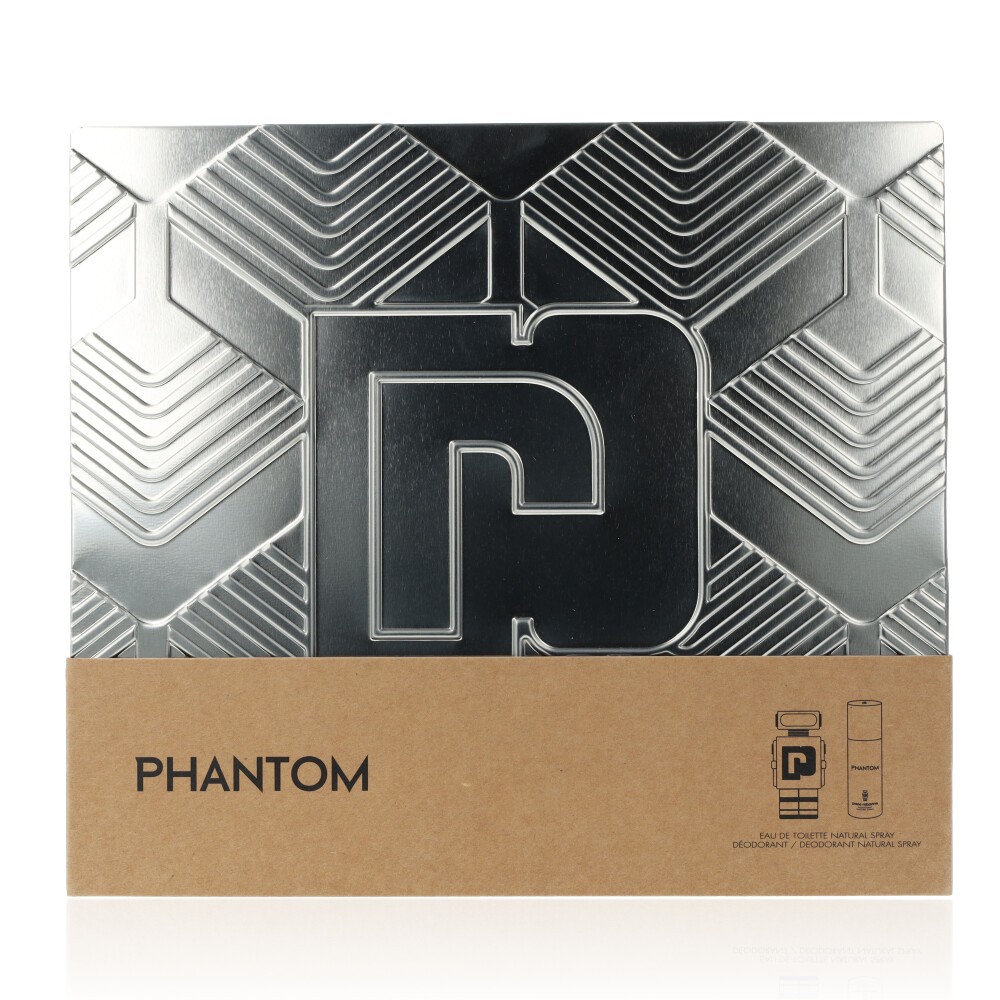 Paco Rabanne Phantom Giftset EDT Spray + Travel Spray - For HIM - Free P&P