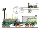 Dr Jim Stamps Maximum Card Brother Jonathan 1832 Locomotive First Day Issue