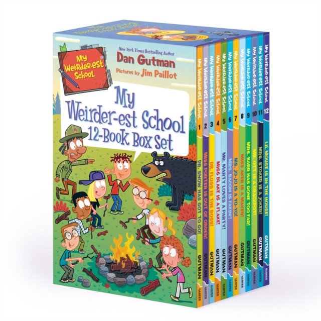 My Weirder-est School 12-Book Box Set by Dan Gutman (Paperback Book)