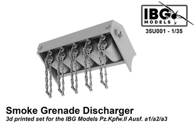 IBG Models 35U001 1:35 3D Printed Smoke Granate Discharger for Pz.II Ausf. a1/a2