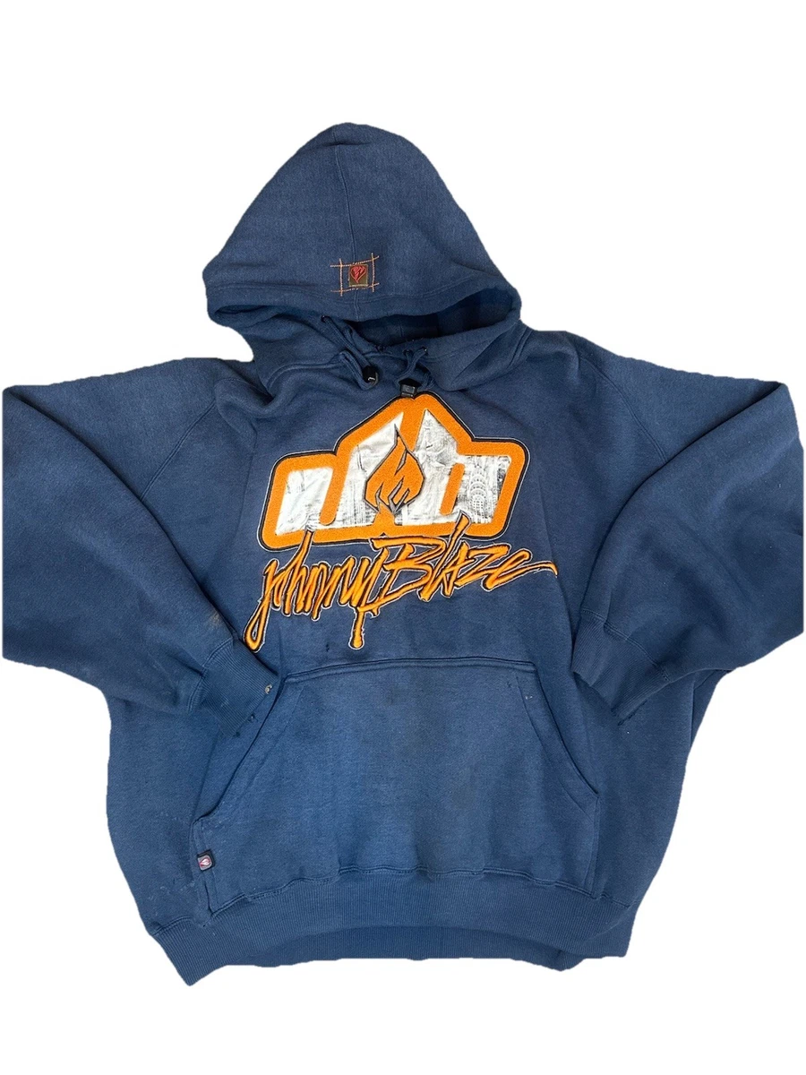 400 Johnny Blaze フード付きスウェット Vintage Johnny Blaze Hoodie Sweatshirt Men's XXL Method Man