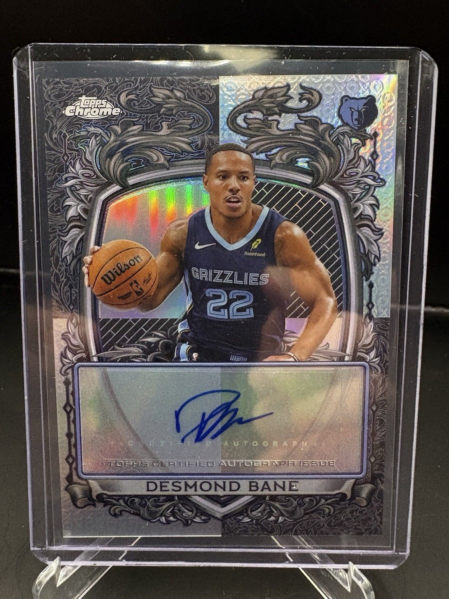 2025-26 Topps Chrome Desmond Bane AUTO REFRACTOR Signature Memphis
