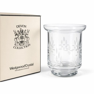 Wedgwood Devon Crystal großer Eiskübel Weinkühler floral 