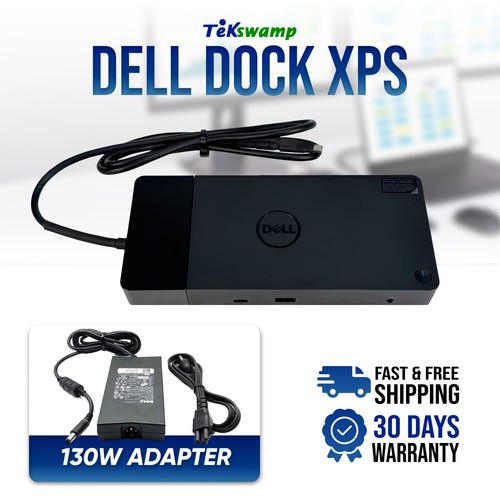 Dell USB-C Dockingstation Für XPS 13 9305 9310 2-in-1 Mit OEM 130W Netzteil