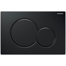 Geberit Sigma 01 Dual Flush Plate Jet Matt Black Finish