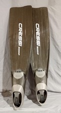Pair Of Cressi Fins Long Blade Black