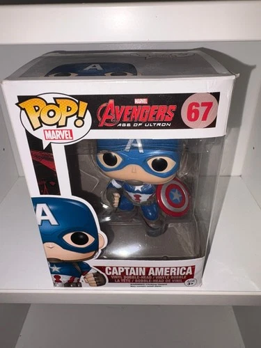 Funko Pop! Marvel Avengers Age of Ultron #67 Captain America Vinyl Bobble-Head