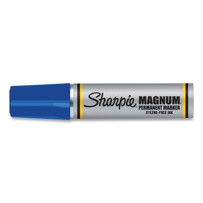 Sharpie 44003 Broad Chisel Tip Magnum Permanent Marker - Blue New