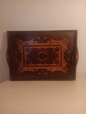 Very Large Mahogany Inlaid