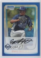 2011 Bowman Chrome Prospects Blue Refractor 51/150 Enny Romero #BCP192 9te