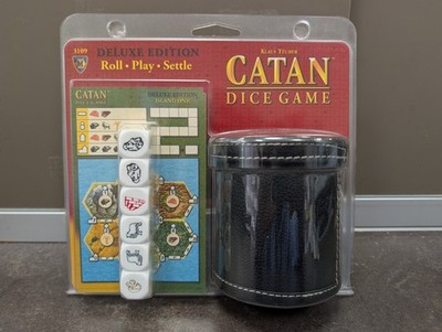 Catan Deluxe Edition Dice Game with Dice Cup, by Klaus Teuber - Mayfair (3109)