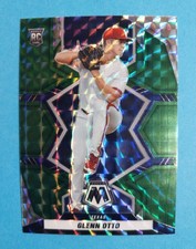 2022 Panini Mosaic Glenn Otto Green & Blue RC #248 Texas Rangers 