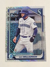 2024 Bowman Chrome Williamson #BCP-67 Mega Box Mojo Refractor Mariners Prospect 
