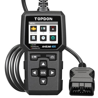 TOPDON AL400-A OBD2 Code Reader, 10 OBD2 Functions, Check Engine Light/Smog E