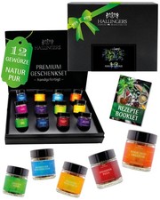 Hallingers Happy New Year Green 12 Gewürze Geschenkset zu Silvester, handgemacht