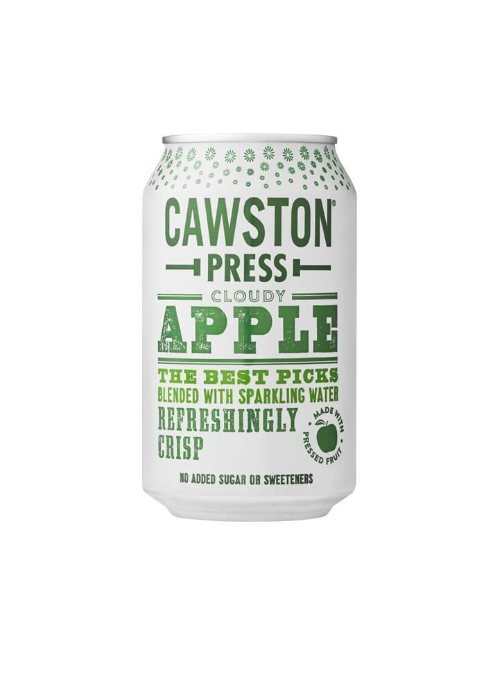 Cawston Press Sparkling Cloudy Apple 24 x 330ml Sparkling Juice - Image 2