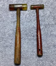 VTG. STANLEY 592 AND 593 SOFT FACE HAMMERS
