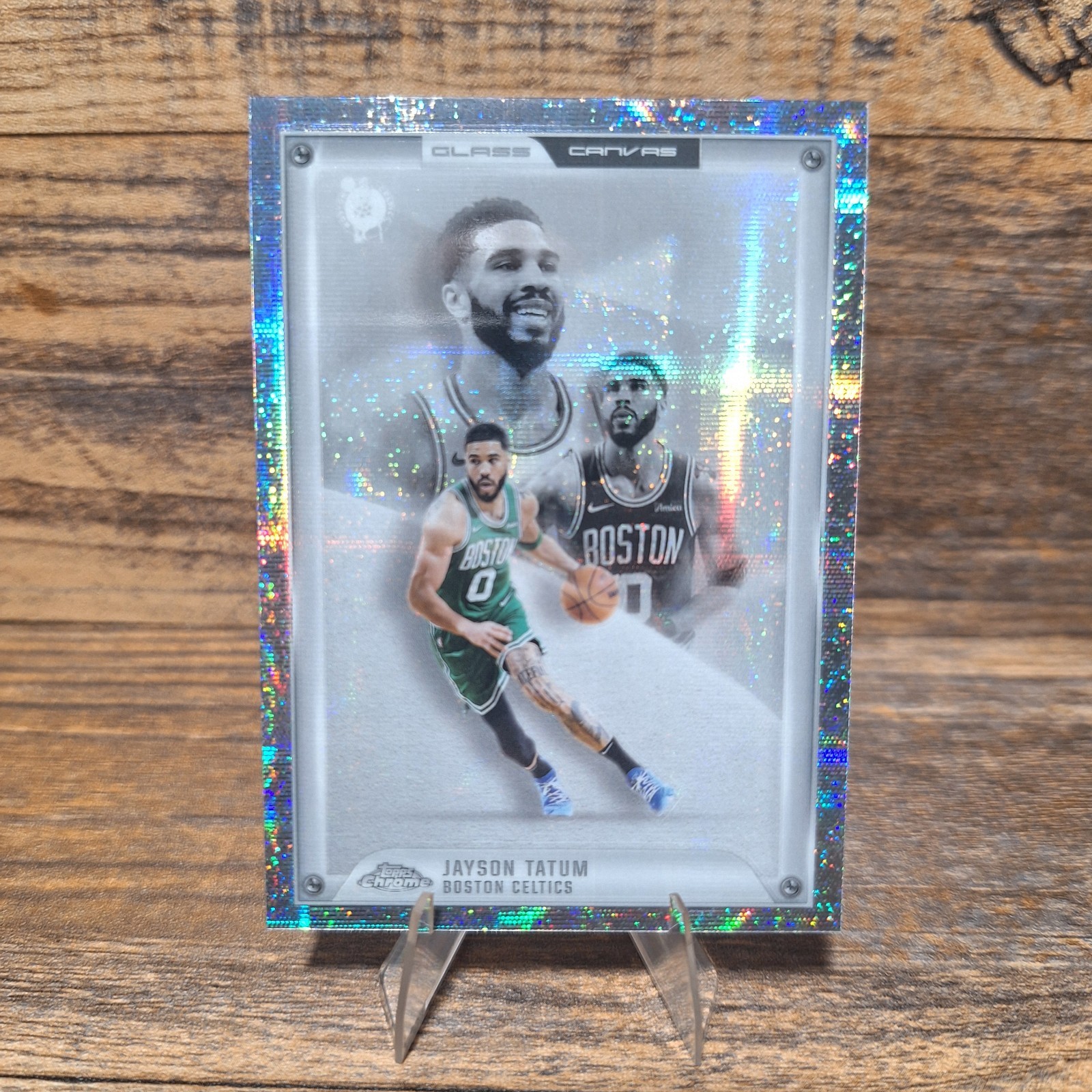 2025-26 Topps Chrome Glass Canvas SSP Case Hit Jayson Tatum GC-7 Boston Celtics