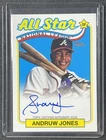 ANDRUW JONES 2024 TOPPS #89ASA-AJ 1989 BASEBALL 35TH ANNIVERSARY ALL STAR AUTO