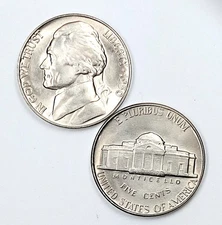 1950 UNCIRCULATED JEFFERSON NICKEL CHOICE TO GEM BU