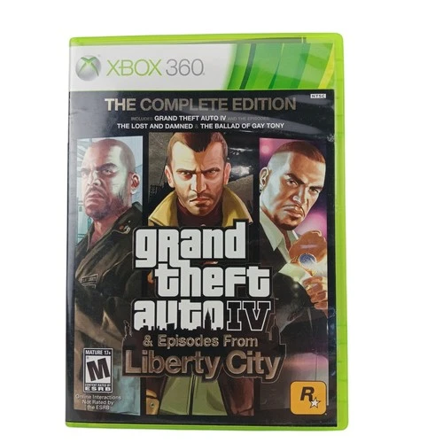 Grand Theft Auto IV - The Complete Edition (Xbox 360) Tested. CIB. With Map