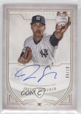 2019 Topps Definitive Collection Rookie 7/50 Justus Sheffield #DRA-JS Auto 0c6