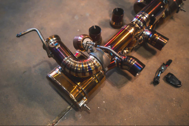 Valvetronic Designs Titanium Valved Catback Exhaust For 10-15 Ferrari 458 Italia