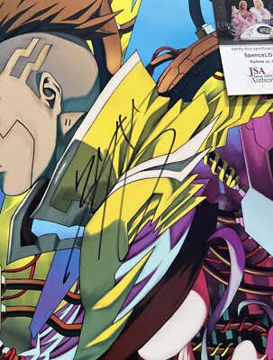 1x DAVID MARTINEZ CYBERPUNK EDGERUNNERS PRINT AUTOGRAPHED ZACH