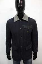 RefrigiWear Giubbotto Uomo Taglia 52 Giacca Giubbino Blu Coat Jacket Logo Man