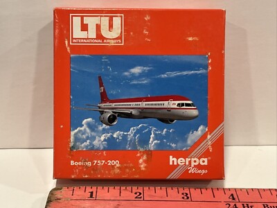 1:500 Herpa LTU International Airlines German Airways Boeing 757 200 Scale