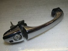 Mercedes S Class W220 Right front exterior door handle chrome silver + barrel