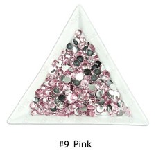 2mm 3mm 4mm 5mm 6mm Crystal Flat Back Nail Art Face Festival Rhinestones Gems