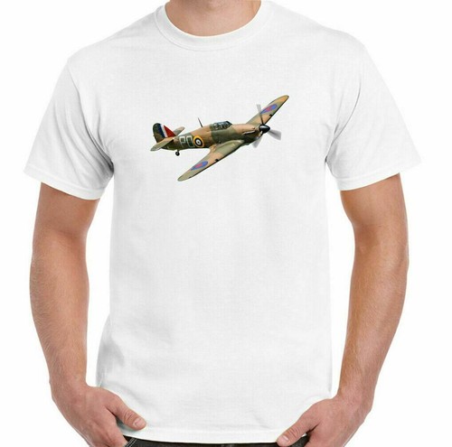 Colporteur Hurricane T-Shirt WWII Britannique Fighter Bataille De Raf Avion - Bild 12 von 27