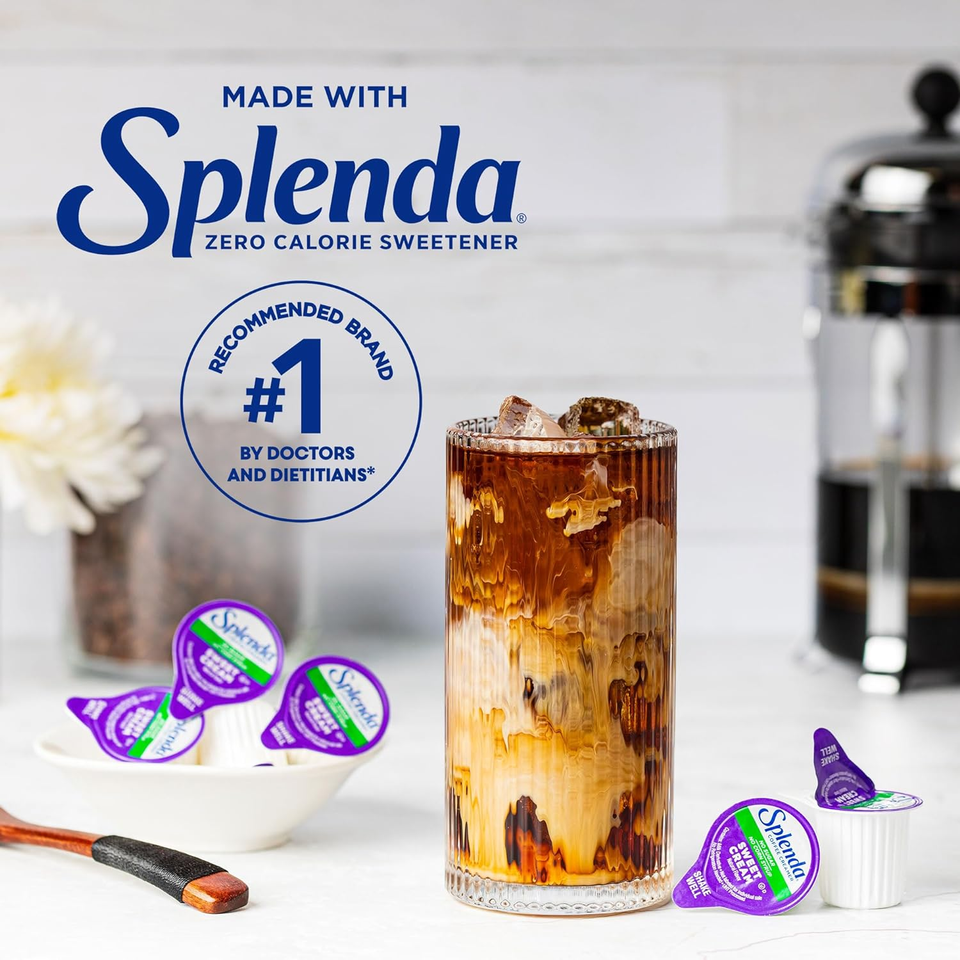 SPLENDA Single Serve Coffee Creamer Cups, Sugar Free Sweet Cream, 48