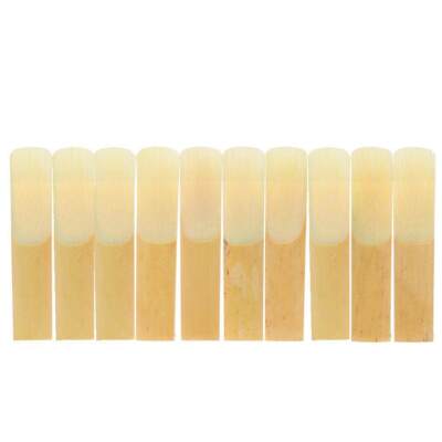 ammoon 10PCS Strength 2.5 Bamboo Reeds for Eb Alto Saxophone Accessories M3M9