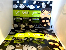 Charcoal Detox Paper Mask Yes To Natural Man .67 fl oz ea 7 Masks