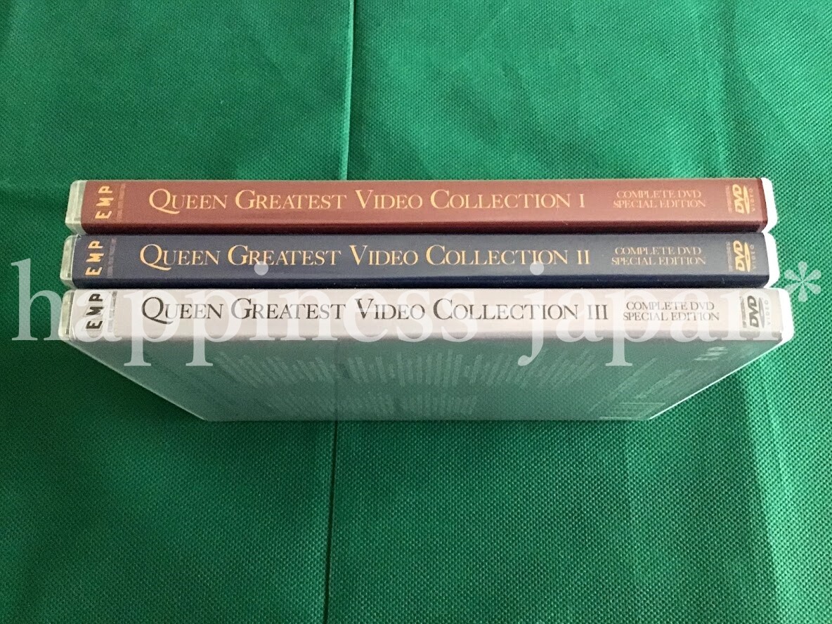 QUEEN / GREATEST VIDEO 6DVDセット Queen Greatest Video Collection Vol. 1 - 3 DVD 6 Discs Case