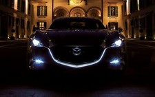 Cars mazda shinari Desk Mat Stitched