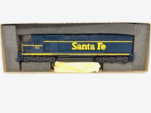 HO Athearn Blue Box Locomotive Santa Fe SDP40 #93, NON-POWERED, Blue