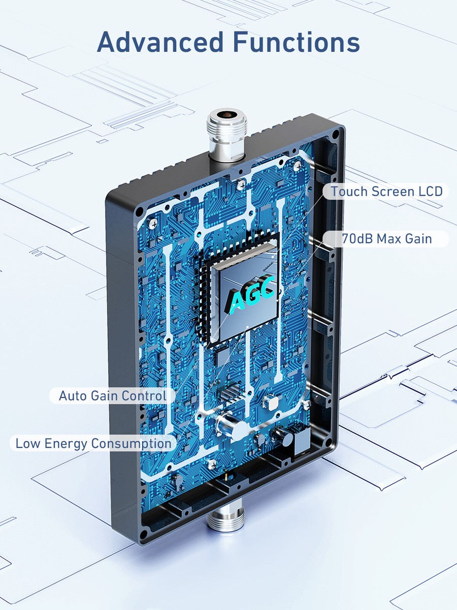 4G 5G LTE Band 2/4/12/13/17/5/25 Cell Phone Signal Booster Up to