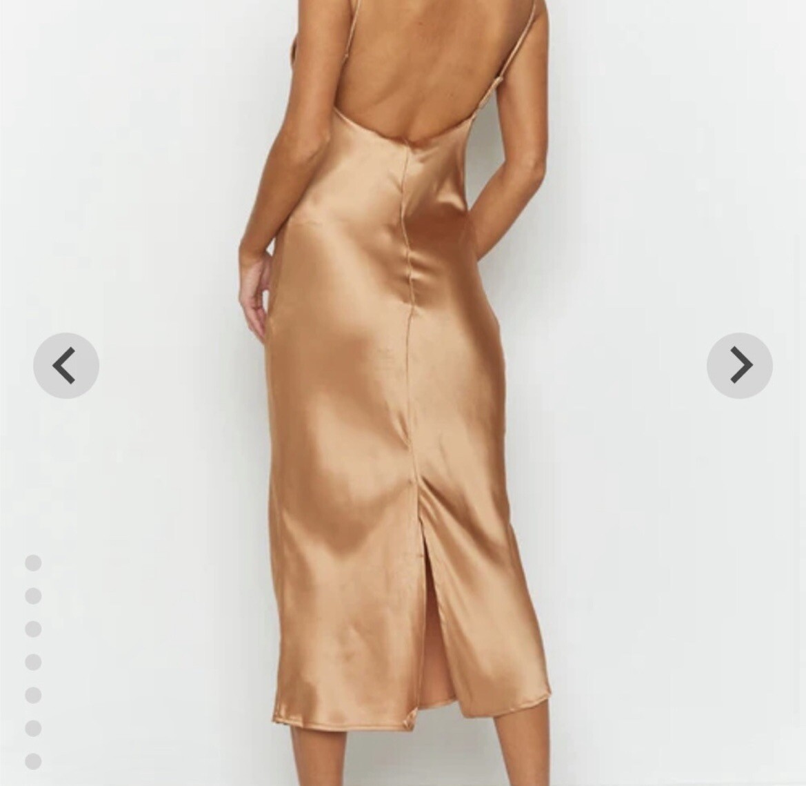 beginning boutique gold dress Miranda Gold Velvet Formal Maxi Dress - US 14