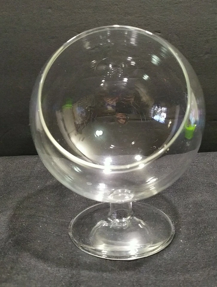 Terrario/linterna/exhibición redonda con patas de vidrio transparente Foto 2 de 4