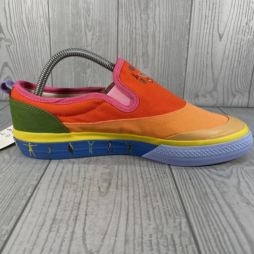 Adidas Nizza Love Unites Slip On Shoes GW2421 Mens Size 8.5 Sneakers Womens 10 | eBay