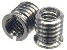 Stainless Steel 1/4"-20 Female to 3/8"-16 Male Convert Screw Adapter 2 Pieces...