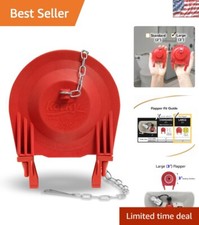 3-Inch Toilet Flapper - Easy Install, Durable Rubber, Made in USA